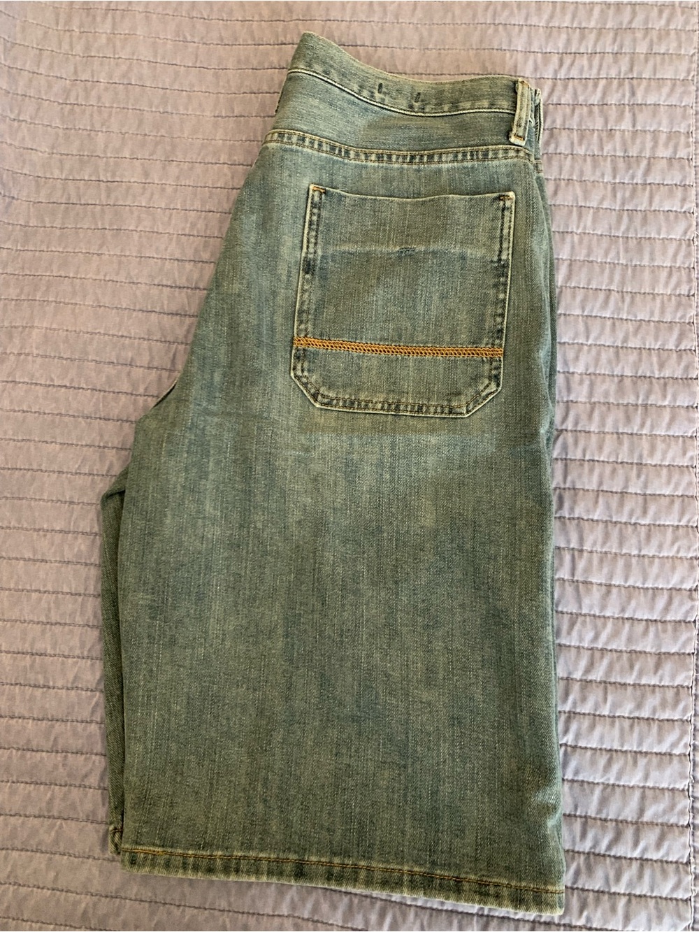 Nautica Light Green Denim Jean Shorts - Picture 2 of 3